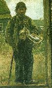 Michael Ancher soren bondhagen scelger viser oil on canvas
